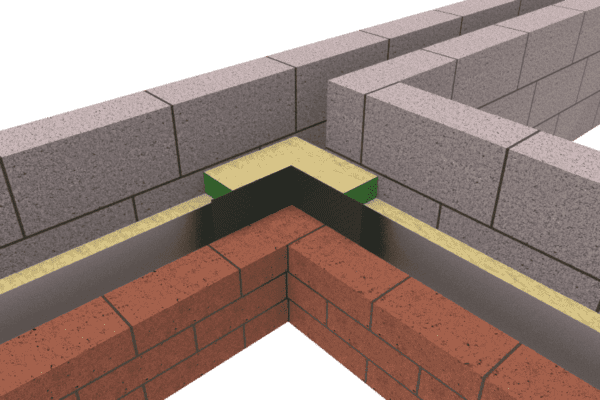 Arc Party Wall Dpc L-shape Pw75l