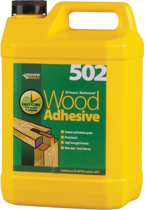 Everbuild 502 All Purpose Weatherproof Wood Adhesive - 5 Litre
